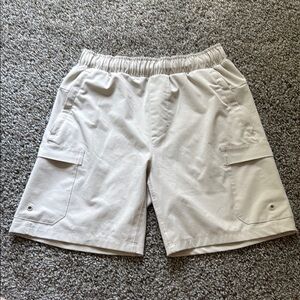 All in Motion Cream Athletic Shorts Lightweight Relaxed Fit